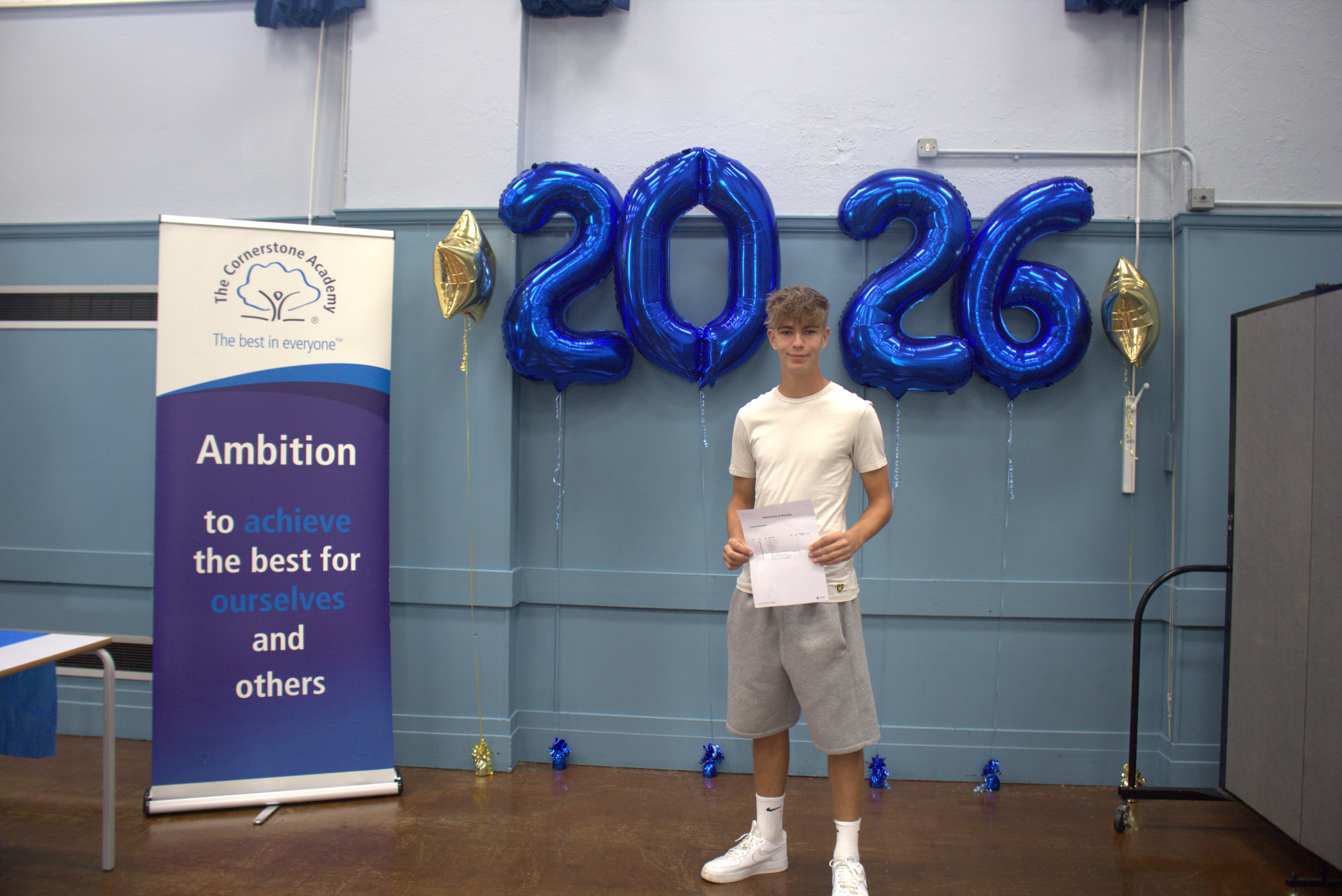 Pupils celebrate best results ever at The Cornerstone Academy