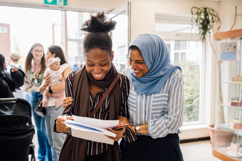 Plenty of Grade 9's to celebrate at The Totteridge Academy for GCSE results day