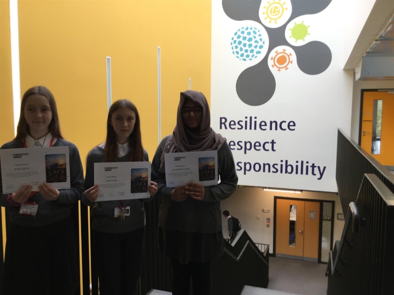 Cambridge Academy for Science and Technology students shortlisted for Global Empathy Award