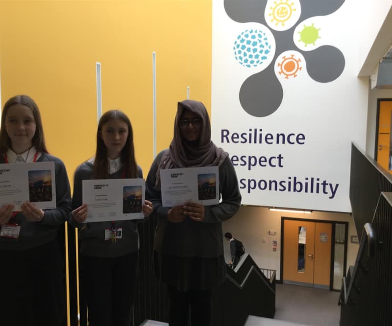 Cambridge Academy for Science and Technology students shortlisted for Global Empathy Award