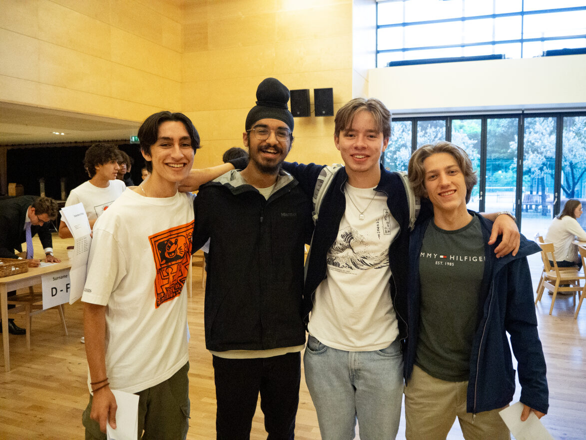 Holland Park School students celebrate their GCSE successes