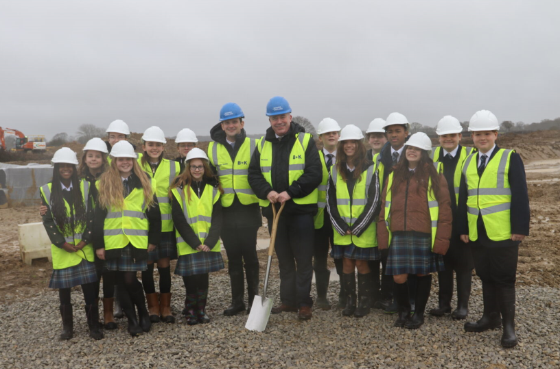Construction Gets Underway at Chilmington Green School