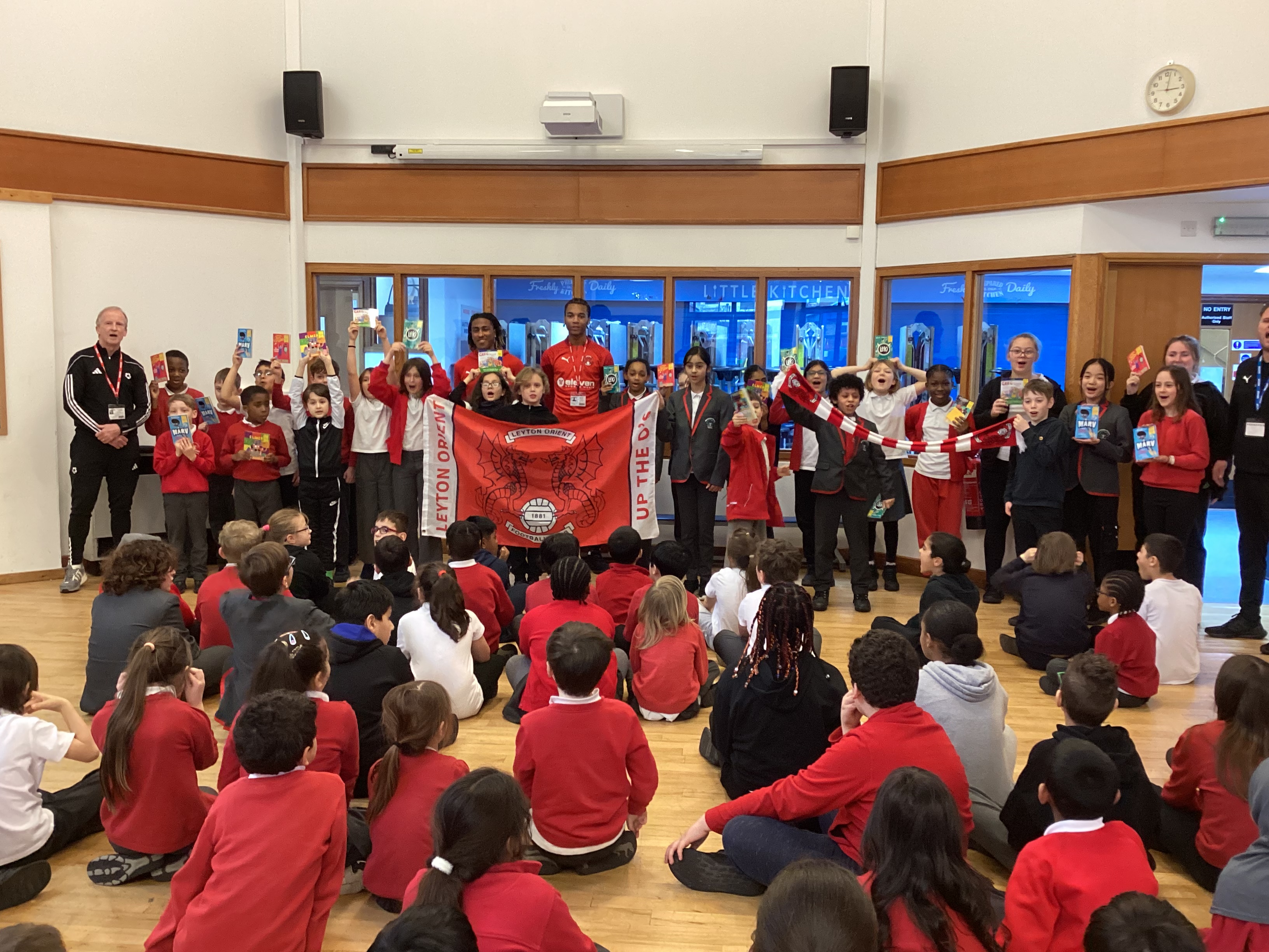 Leyton Orient Players Inspire Primary Pupils to Love Reading