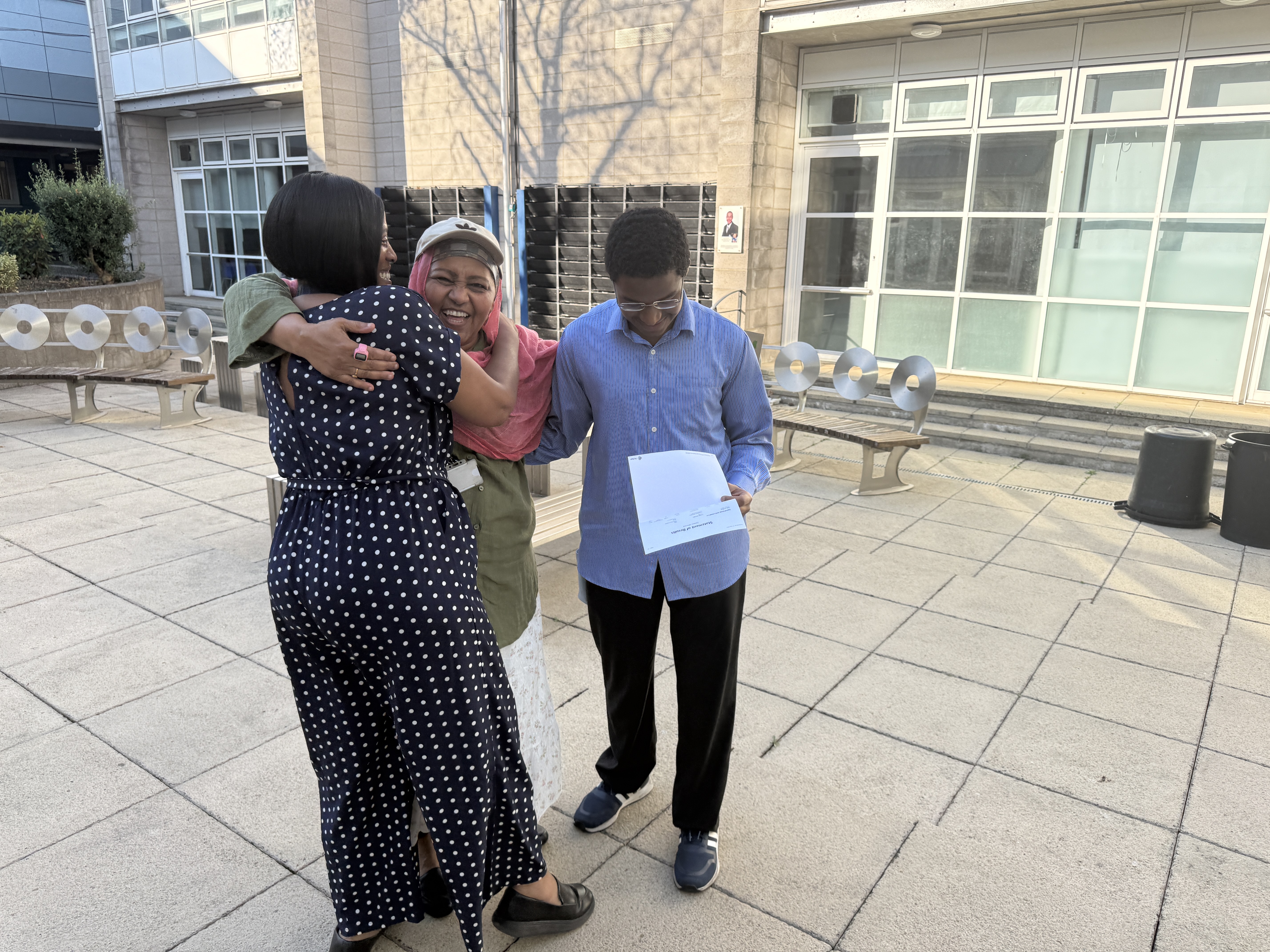 Ernest Bevin Academy sixth formers celebrate uplift in top grades at A Level