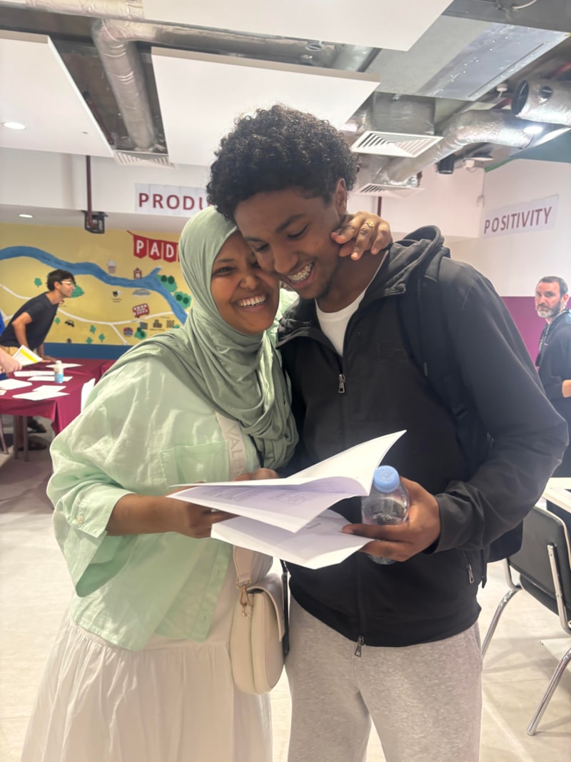 Marylebone Sixth Formers look ahead to bright futures as A Levls are awarded