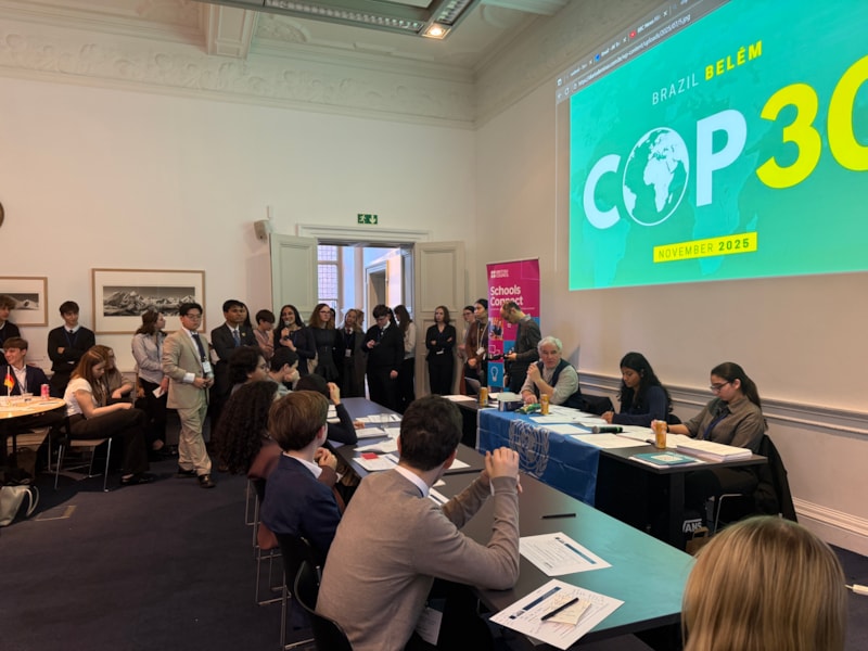 United Learning Sixth Form Pupils Take on Global Climate Challenges at COP30 Simulation 