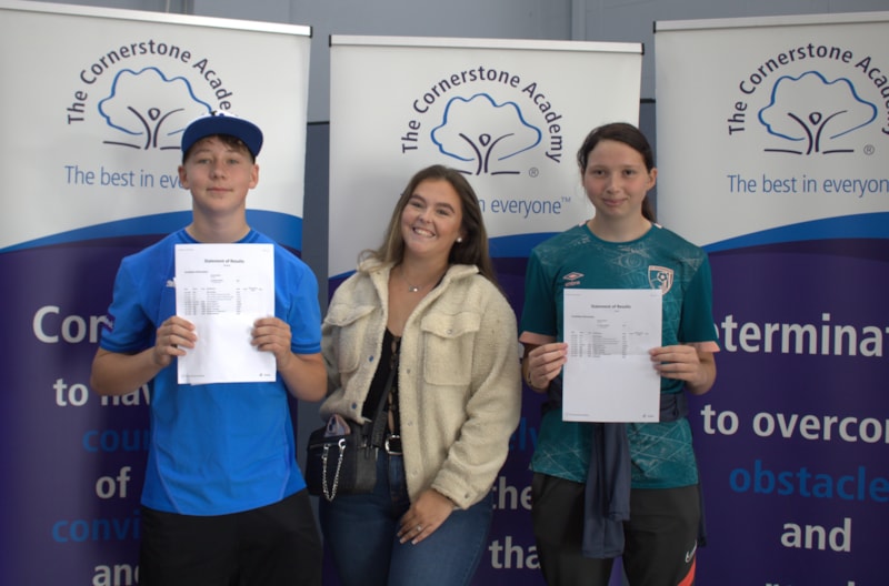Amazing Feeling for Cornerstone's Year 11s on GCSE Results Day