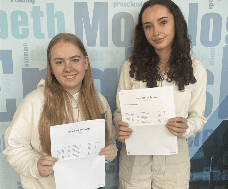 Joy for year 11 students at Morton Academy