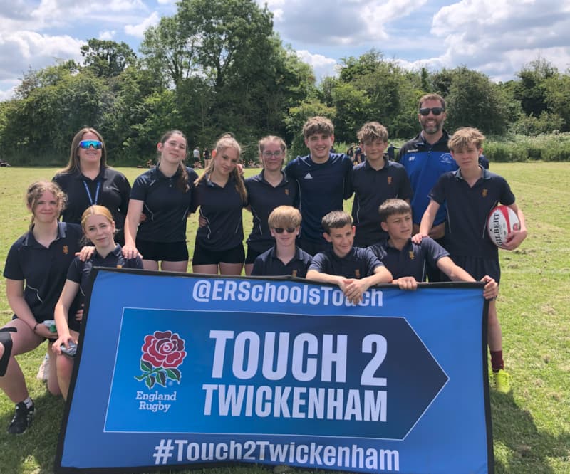 Students Compete in Touch to Twickenham Finals at Sixways Stadium