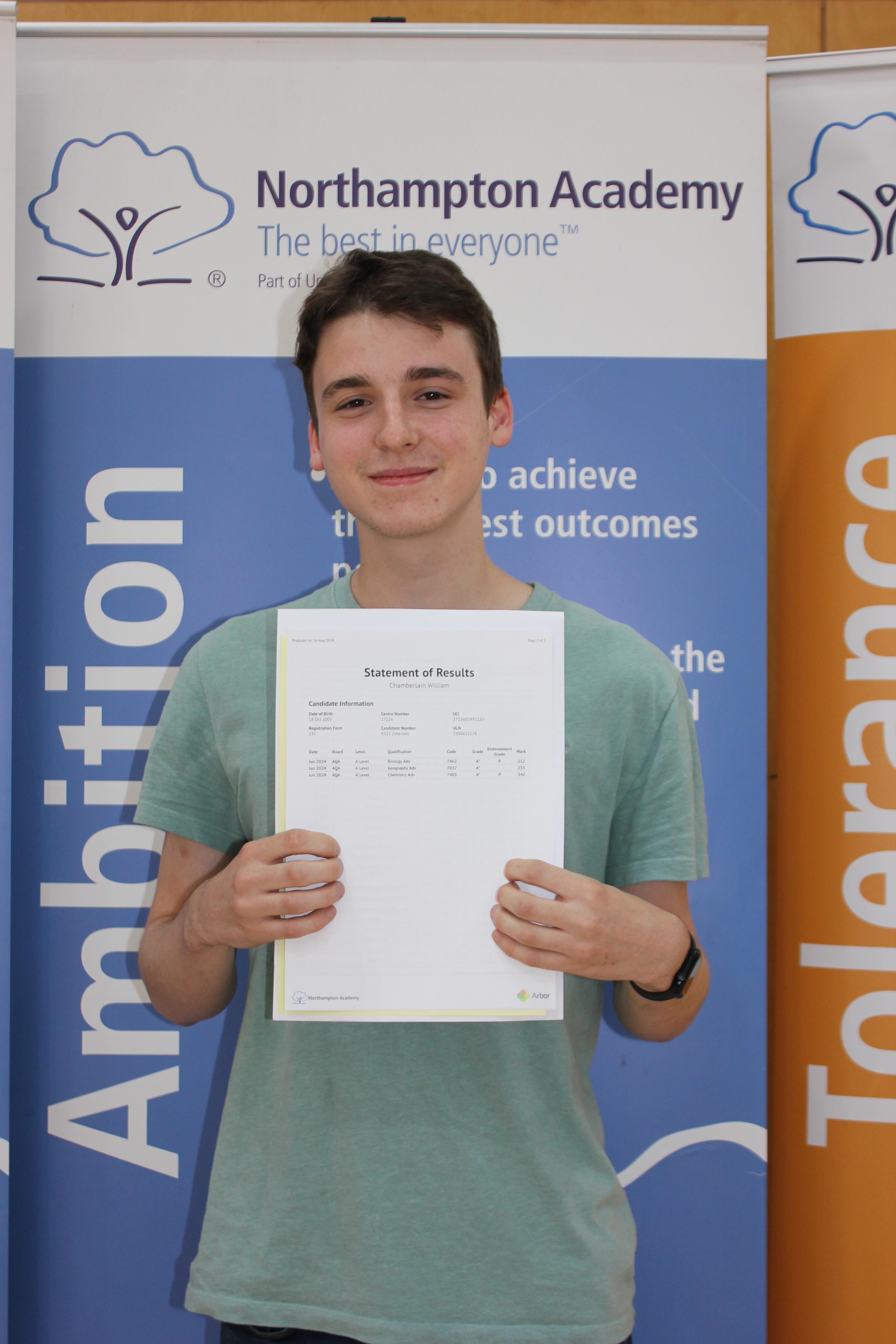 Superb A Level Results for Northampton Academy Sixth Formers 