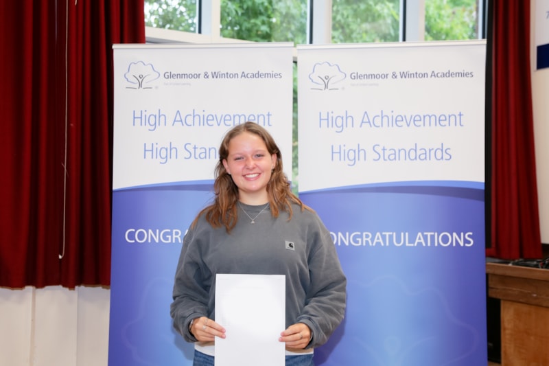 Top GCSE Results for Glenmoor and Winton Academies