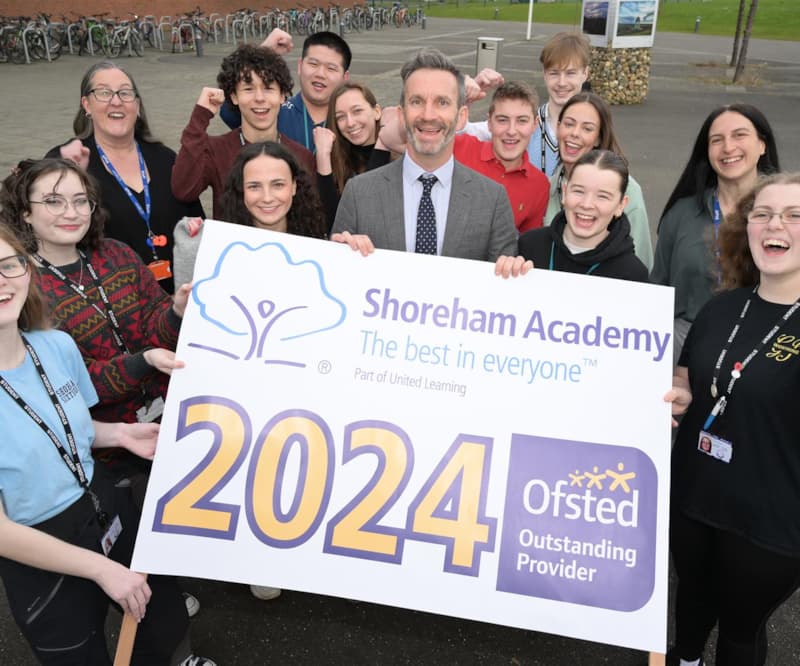 Shoreham Academy Remains 'Outstanding' after 12 Years
