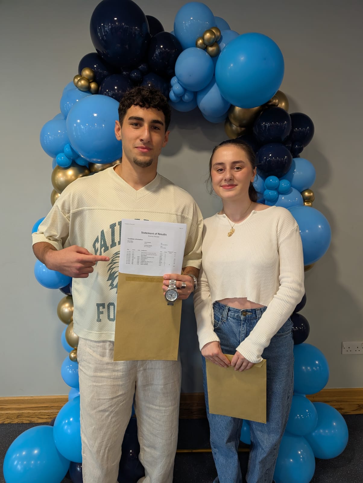 Excitement at Sheffield Springs Academy on GCSE Results Day