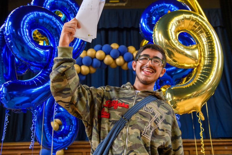 GCSE celebrations at William Hulme's Grammar School (2026)