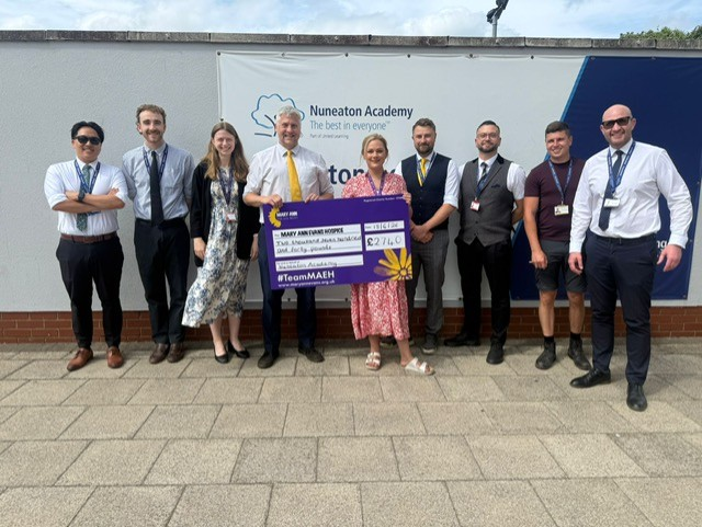 Nuneaton Academy staff complete National Three Peaks Challenge in support of local hospice