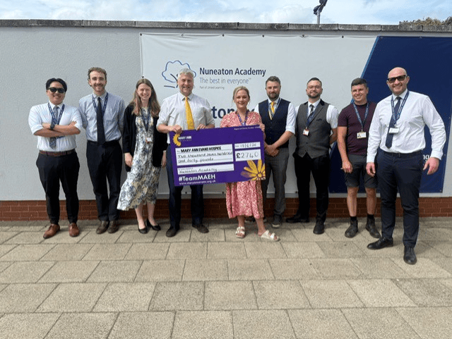 Nuneaton Academy staff complete National Three Peaks Challenge in support of local hospice